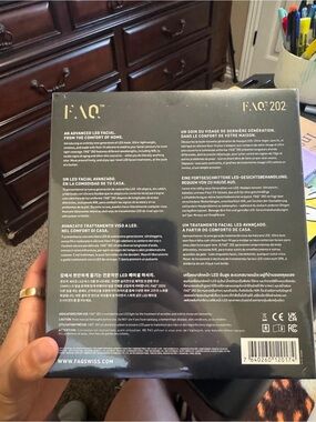 FAQ 202 Advanced LED Facial Device - Black